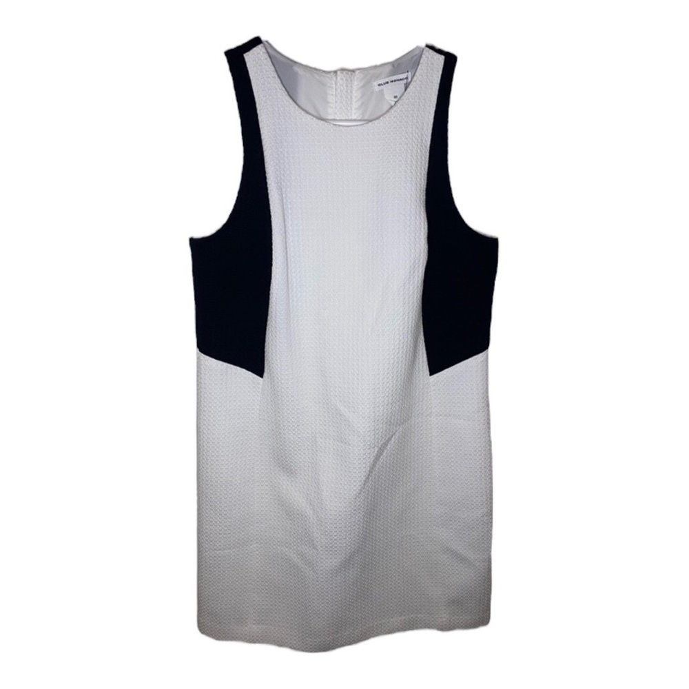 Club Monaco sleeveless black and white dress
